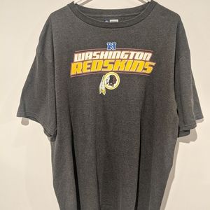 NFL Team Apparel Washington Redskins T-shirt Grey XL